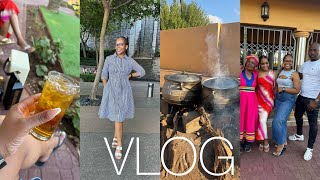 Vlog Let’s go home to Limpopo  cleaning  cooking  family time  South African YouTuber [upl. by Nhguavahs]