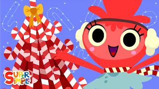 Candy Cane Tree  Original Kids Christmas Song  Super Simple Songs [upl. by Angelique]