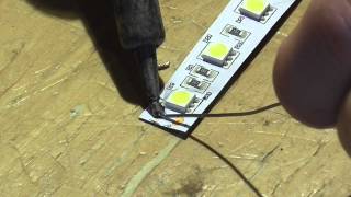 How to solder connect LED Strip Light [upl. by Icram670]