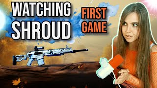 DanucD Reacts to Shrouds first PUBG Game [upl. by Artemla]