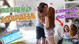 SORPRENDO A MI NOVIO CON UN VIAJE 24 HORAS ANTES  Atrapatusueño [upl. by Odrude695]