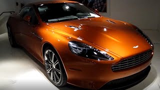 Aston Martin Virage orange madagascar 360 degrees walk around the car [upl. by Turoff]