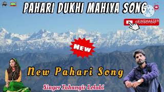 Pahari Dukhi Mahiya  New Song  Zindagi Da  Singer Jahangir Lolabi  Gojri Song [upl. by Cotter]