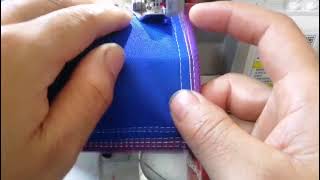 5 thread over lock machine [upl. by Arrais]