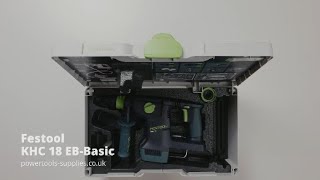 Festool KHC 18 EBBasic  577447 [upl. by Ycrep]