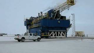 Nabors Oil Rig Move [upl. by Asereht]