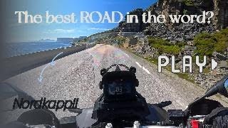 THE BEST ROAD IN THE WORLD Check out Nordkapp 🇳🇴 motovlog honda 4k beautiful travel motovlog [upl. by Elleahcim]