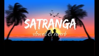 Satranga Slowed  Reverb  Arijit Singh  Animal  Remix Music [upl. by Aman]