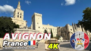 The City of Avignon FRANCE 🇫🇷 KuyaJOCAL Walking TOUR 2024 [upl. by Acilef]