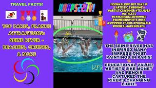 Travel Facts✈️🏅 OLYMPICS Moonwalking but make it ✨artistic swimming✨ michaeljackson Hoops227TV [upl. by Carleton]