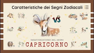 ♑ Caratteristiche del Segno Zodiacale Capricorno [upl. by Hardunn50]