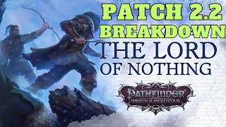 Pathfinder WotR  Patch 22 Overview New Mythic AbilitiesFeats Nerfs amp More [upl. by Hwang251]