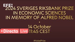 🔴📡 Anuncio del Nobel de la Economía [upl. by Elton]