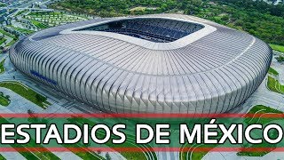 Los 5 Mejores Estadios del Fútbol Mexicano Estadios de México 2018 [upl. by Morgun]