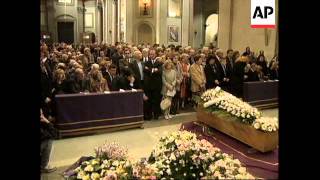 ITALY ROME FUNERAL OF EDDA CIANO DAUGHTER OF BENITO MUSSOLINI [upl. by Hairahcaz]