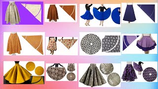 ✅ 13 Different Circle Skirts Cutting and Sewing You should know [upl. by Irami634]