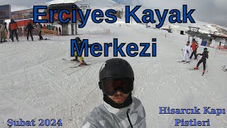 Erciyes Kayak Merkezi Hisarcık Kapı Tüm Pistler 2024 [upl. by Christen709]