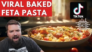 Viral Baked Feta Pasta My New Favorite Pasta Dish Absolutely insane [upl. by Paddie875]