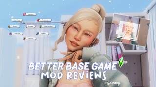 15 Mods for Better Base Game  The Sims 4 [upl. by Rats851]