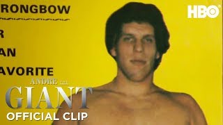 How Andre Got His Name Official Clip  Andre The Giant  HBO [upl. by Joeann509]