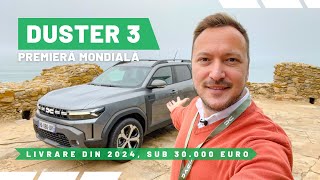 Dacia Duster 3  premieră mondială informații complete [upl. by Ainirtac]