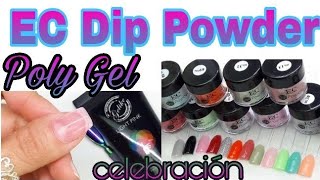 polygel y Dip powder te muestro los colores y ganadoras del obsequió por celebración de la tienda [upl. by Annekcm]