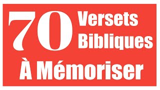 70 Versets Bibliques Importants à Mémoriser  Versets Bibliques à Connaître  Soyez Richement Bénis [upl. by Filmer710]