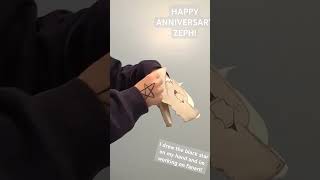 HAPPY ANNIVERSARY  read desczephrstone dragonpuppets paperdragon puppet [upl. by Stahl977]