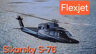 SIKORSKY S76 Super midsized Helicopter by FLEXJET 2024 Newport RI International Boat Show [upl. by Noryahs]