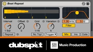 Ableton Live Tutorial Drum Techniques w Beat Repeat [upl. by Iarahs]