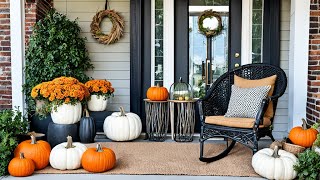 Stunning Fall Porch Makeover Modern Styling Ideas for Urban Homes [upl. by Nonregla]