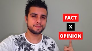 Fact x Opinion Distinção entre Fato e Opinião em Inglês [upl. by Tabitha156]