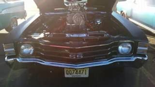 1971 CHEVY CHEVELLE 383 SUPER CHARGER 671 BLOWER [upl. by Sivra]