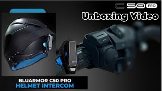 Bluarmor C50 Pro unboxing BikersYour Helmet Intercom Game is About to Get REVOLUTIONIZED [upl. by Muhcan]