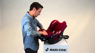 MaxiCosi l CabrioFix car seat l How to put the cover on [upl. by Emee]