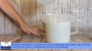 Tutoriel moulage en alginate tirage plâtre synthétique phosphorescent desprit de la forêt [upl. by Eibbed]