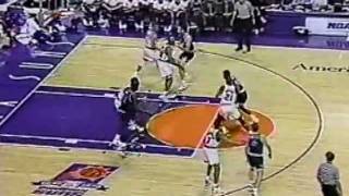 Shaquille ONeal breaks the backboard vs Suns in rookie season [upl. by Ardnasak]