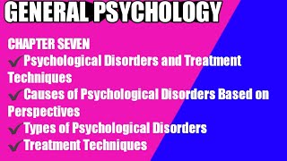 PS1  Psychological Disorders [upl. by Henn598]