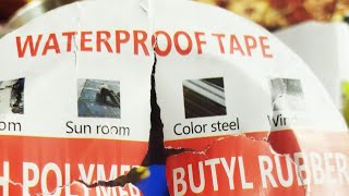 waterproof tape ll water leakage tape ll High polymer butyl rubber [upl. by Nnaynaffit]