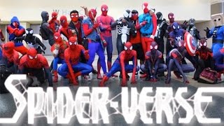 SpiderMan SPIDERVERSE Takes Over MEGACON EPIC FLASH MOB INVASION FUNNY [upl. by Randolph119]