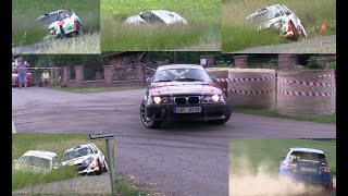 Podorlická rally 24255 2024  Crash action and mistakes [upl. by Zetnod]