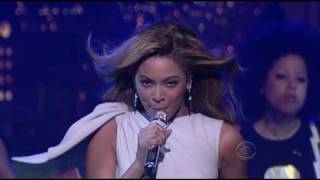 Beyoncé Knowles  Halo Live  The Late Show with David Letterman [upl. by Mure]