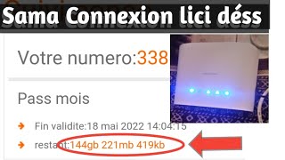 Comment avoir accès au suivi consommation de ma WiFi Flybox  Solde Connexion Wolof flybox 4G Plus [upl. by Eidua159]