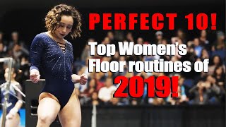 Top Womens Gymnastics Floor Routines of 2019  Katelyn Ohashi Perfect 10 Routine [upl. by Amsden549]