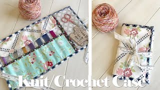 Knitting amp Crochet Needle Case  TUTORIAL [upl. by Aynnat]