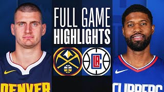 NUGGETS at CLIPPERS  FULL GAME HIGHLIGHTS  April 4 2024 [upl. by Atirrehs]