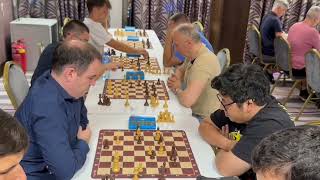 Intense Game  GM Milos Perunovic vs FM Masruri Rahman  Serbia Open Chess Blitz 2024 event 5 [upl. by Dnamra332]