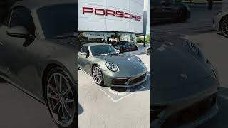 Aventurine Green with Truffle 2020 Porsche 911 S Cabriolet at Harper Porsche see derekbonzagni [upl. by Ynnaej]