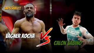 VAGNER ROCHA IMPECÁVEL VS CALON SABINO bejj sejajiujitsu [upl. by Denoting]