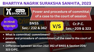 Committal of the case to the Court of Session by Judicial Magistrate Sec 232 amp 362 of BNSS [upl. by Inohs]